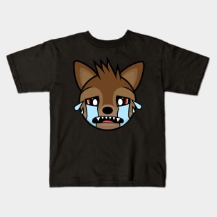 Sad Crying Bat Count Chiroptera Kids T-Shirt